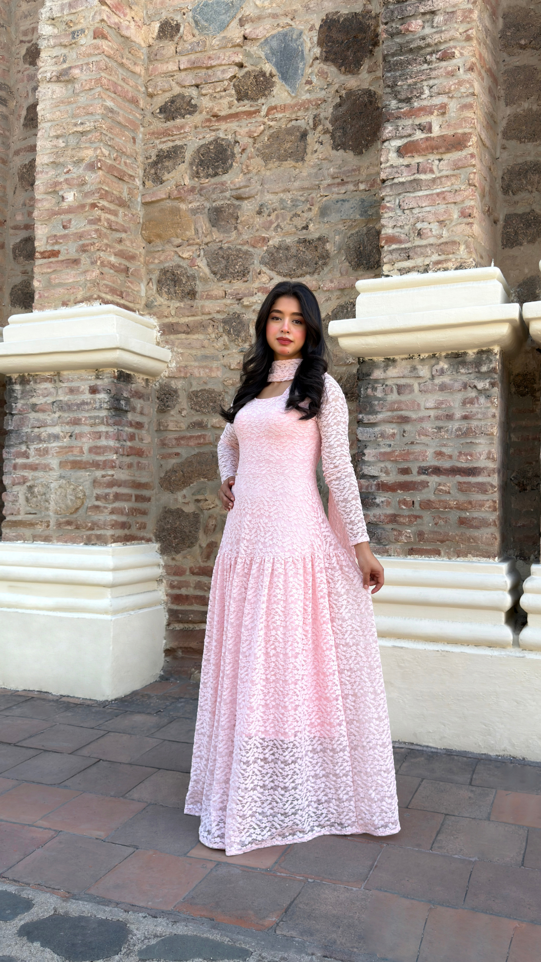 VESTIDO HEREDIA ROSADO