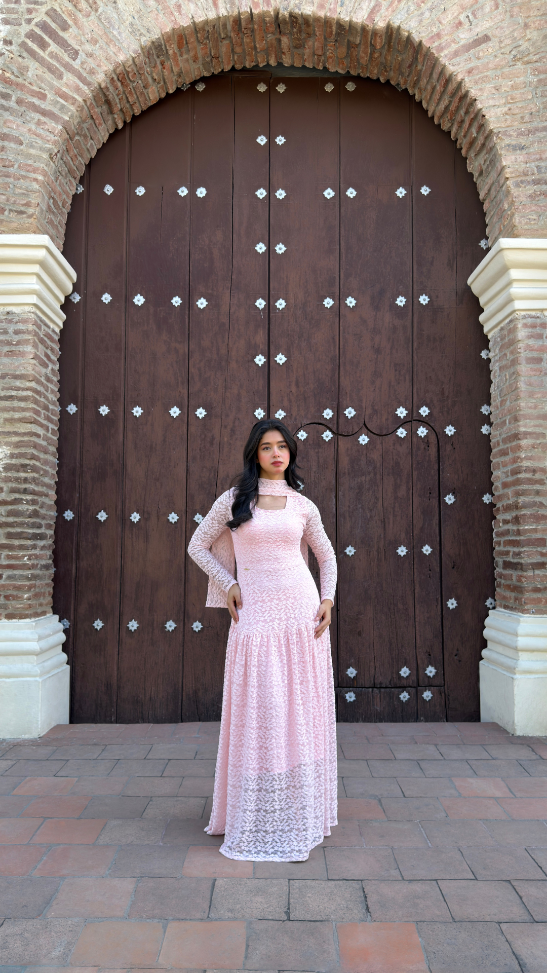 VESTIDO HEREDIA ROSADO